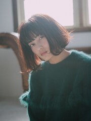 外国人風ショートボブby premier models☆