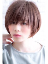 エルデ ナインズ ヘアー スタンド 川口店(elde 9's HAIR STAND)&nbsp;毛先パーマネオウルフ小顔外ハネボブアッシュブラウン