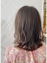 ジーナ セントラル銀座(Zina)&nbsp;オリーブベージュ大人レイヤーボブ