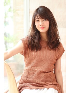 リアン(lien) 《lien.枦山》大人綺麗ロング/ピンクベージュボブルフ