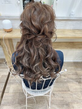 アチーブ 姫路店(Achieve) ルーズなハーフアップ Achieve平石