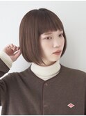  ボブ/カーキグレージュ/大人かわいい[恵比寿/恵比寿駅]
