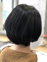 クシュ 所沢東口店(kusyu...)&nbsp;刈り上げボブ×フレンチボブ×大人ボブパーマ×ミントグリーン