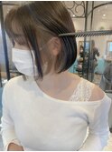 ベージュのインナーカラーが可愛い☆王道ボブ 畠中ケント