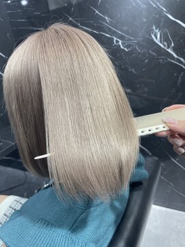 ラグレス 大阪梅田店(LAGRECE) 大人かわいい/ボブ/ホワイトブロンド