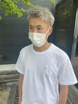 ヘアラウンジ アングゥ(hair lounge ungu) silver color