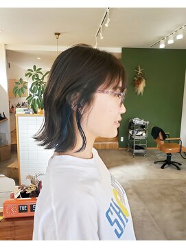 ヨハク(yohak) イヤリングカラー×ブルー