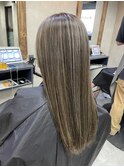グレーベージュニュアンスカラーアッシュミルクティー