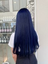 ヘアサロン ガリカ 表参道(hair salon Gallica) 【miko】韓国風ブルーブラック/個性派おしゃれ/艶感寒色カラー