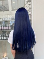 ヘアサロン ガリカ 表参道(hair salon Gallica)&nbsp;【miko】韓国風ブルーブラック/個性派おしゃれ/艶感寒色カラー