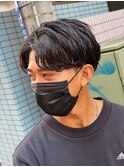 ハイライト/マッシュパーマ/束感/波巻き/メンズ