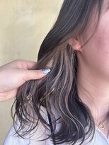 ゼスト フィーノ(ZEST fino) 【廣田未来】人気のイヤリングカラーでホワイトベージュ!