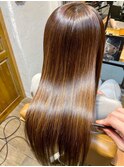 光り輝くツヤツヤストレート♪