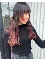 ナンバー 秋田店(N°)&nbsp;グラデーションpink◎姫カット