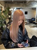 美髪ピンクブラウン☆