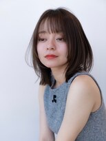 イオ 本厚木(io)&nbsp;レイヤーボブニュアンスカラーくびれ韓国ヘア小顔カット前髪