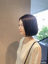 レアワンハナレ センター北美容院(lea/1 HANARE)&nbsp;女性らしい丸みボブ