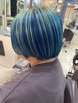 フェイバリットビューティシャルム(Favorite Beauty Charme) 個性派デザインカラー×ボブスタイル×インナーカラー