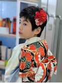 ショートヘアアレンジ～和装