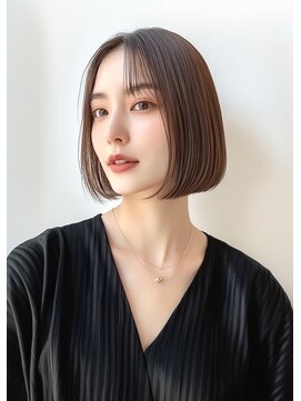 ライズ ネックス ザ サロン 渋谷(LIZE nex the salon) 小顔ボブ＃渋谷駅＃韓国#髪質改善#トリートメント