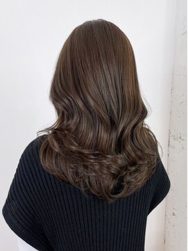 アイティーバイアルバム 下北沢店(IT by ALBUM) オリーブカラー秋色透明感カラーくすみベージュ_ba495261