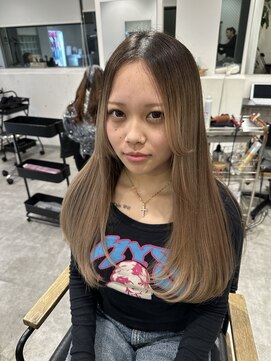 カラ 京都河原町(Kala) ハイライトバレイヤージュダブルカラーケアブリーチ20代30代