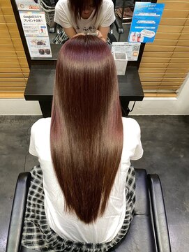 ニュイ 高槻 阪急茨木店(nui) 黒髪ボブルフネビージュ小顔ワンレンスペインカール