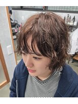 ミニィバイミラーズ(Miniy by Miroirs)&nbsp;ショートボブふわふわパーマ