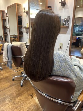 アソビ(asobi) 【asobi】ロング×ミルクティーカラー