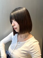 ハルキミナト ジャパン ヨコハマ(HARUKI MINATO japan YOKOHAMA)&nbsp;オトナ可愛いボブ/ミディアム/ボブヘア/顔周りカット/学割U24