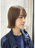 くびれヘア/顔周り/韓国/ボブ/レイヤーカット/前髪/カラー/横浜