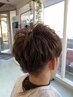 ★八尾坂限定★メンズカット＋ヘアカラー(全頭ブリーチ不可)