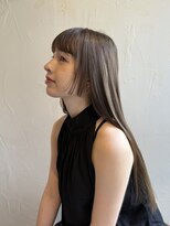 おろしても結んでも素敵に見える顔まわりカット＊