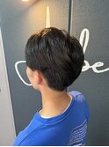 刈り上げセンターパート