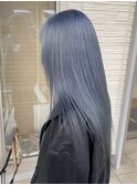 ハイライトカラーミルクティーベージュケアブリーチダブルカラー