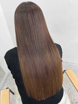 キキ(kiki) オリーブベージュ_グレージュカラーボブウルフ_kiki0040