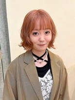 スニュウ(snuw)&nbsp;【snuw_ayano】ブリーチあり/名古屋暖色カラー/オレンジカラー