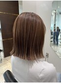 the Bob！アッシュベージュ/髪質改善ケラチンブローアウト