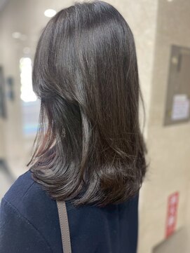 髪質改善ミディアム×柔らかレイヤー