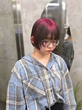 ルーツカラー/レイヤーボブ