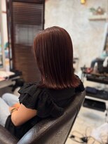デザイナーズ ヘア リンクス 美容室リンクス(Designer's Hair LINK'S)&nbsp;外はねピンクラベンダー