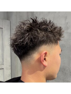 サイファー 心斎橋(CIPHER.) スパイキーピンパーマ