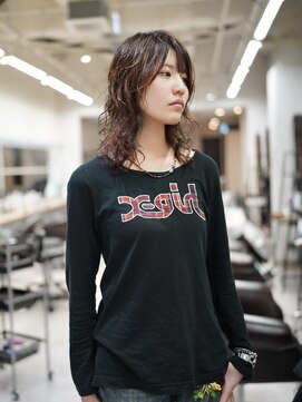 コードライン 仙台店(CODE.LINE) ウルフパーマ × ローライト