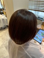 ヘアリゾート粋 トゥジュ 池袋東口店(tujuh)&nbsp;ショートボブ/ナチュラルブラウン