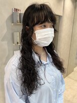 ムクコア(Muk CORE)&nbsp;ウルフレイヤーロングパーマニュアンスパーマ川崎