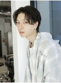 アンニュイパーマセンターパート　毛流れセンターパート　銀座