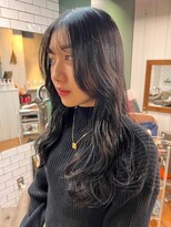 hyon myon/RISEbyREVO 綾瀬店【ヒョンミョン】&nbsp;ハッシュカット/デザインカラー/グレージュ[綾瀬駅/韓国ヘア]