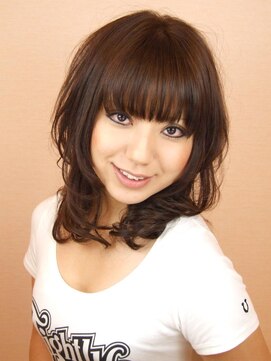 ヘアージェニック(hair genic) 大人可愛いデコルテボブ
