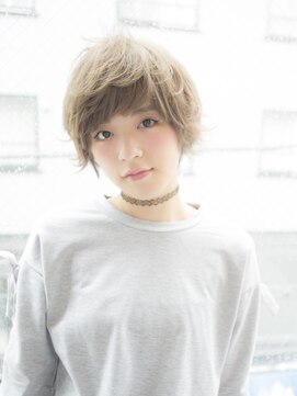 サロンドミルク 原宿(salon de MiLK) 【salon de MiLK 原宿】グレージュマッシュショート