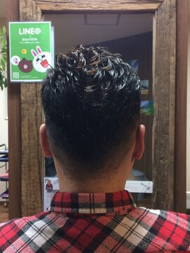 ブー(BOO) オールバックパーマ